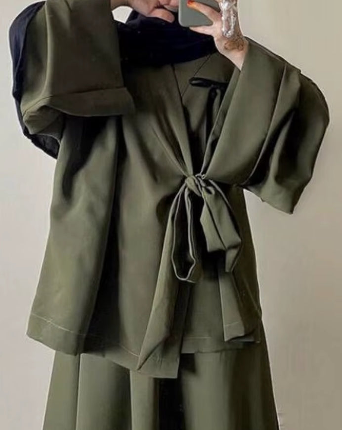 Kimono with Skirt - Two-Piece Set